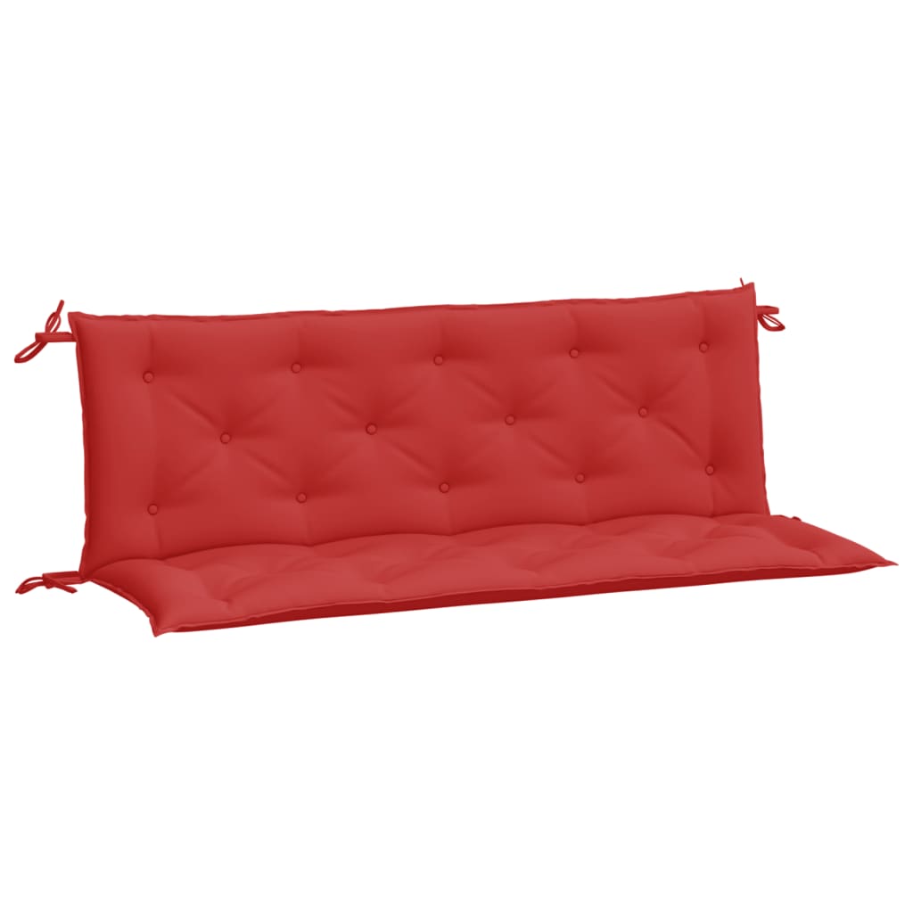 Garden Bench Cushions 2 pcs. Red 150x50x7 cm Oxford Fabric