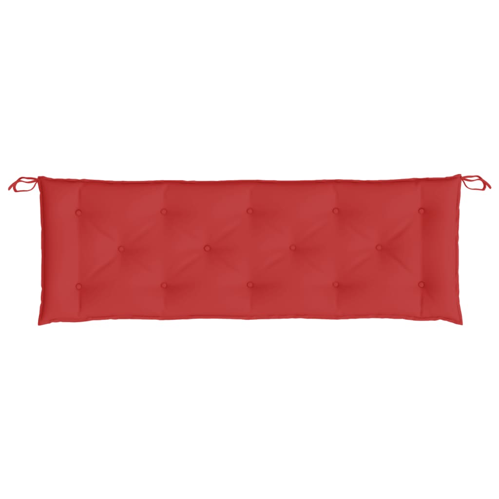 Garden Bench Cushions 2 pcs. Red 150x50x7 cm Oxford Fabric