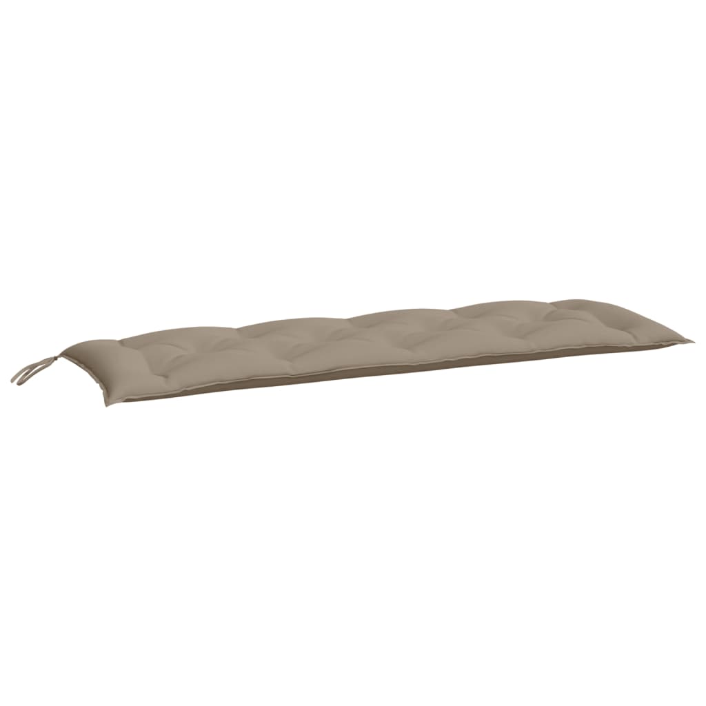 Garden Bench Cushions 2 pcs Taupe 150x50x7 cm Oxford Fabric