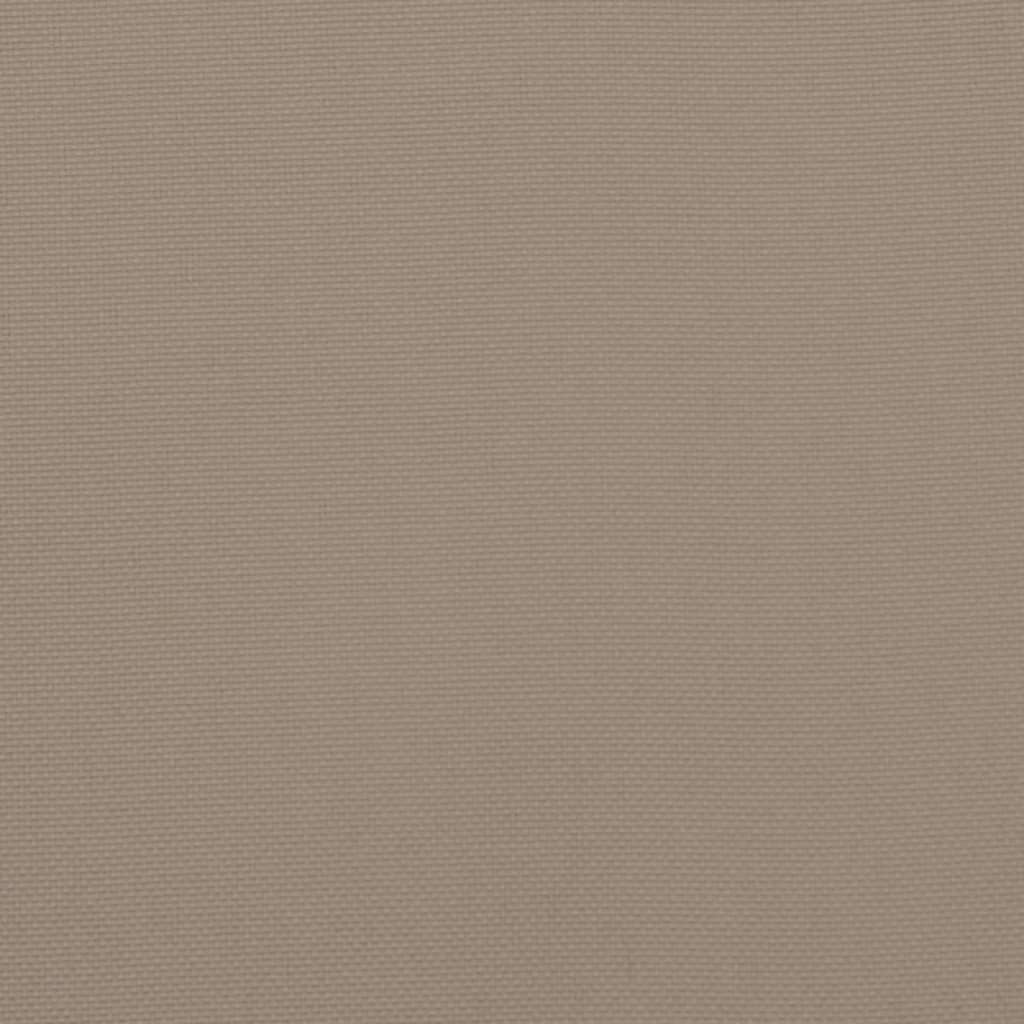 Garden Bench Cushions 2 pcs Taupe 150x50x7 cm Oxford Fabric