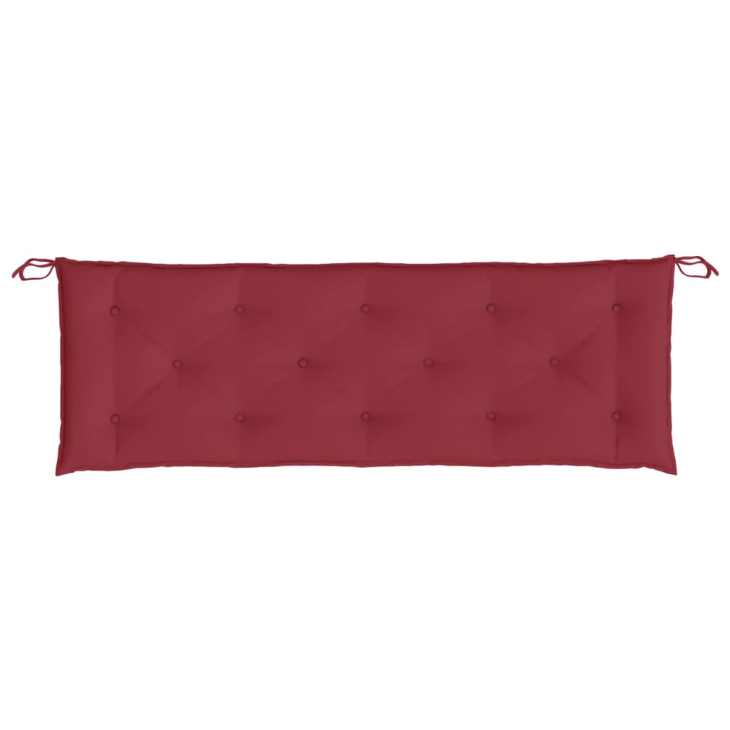 Garden Bench Cushions 2 pcs. Wine Red 150x50x7 cm Oxford Fabric