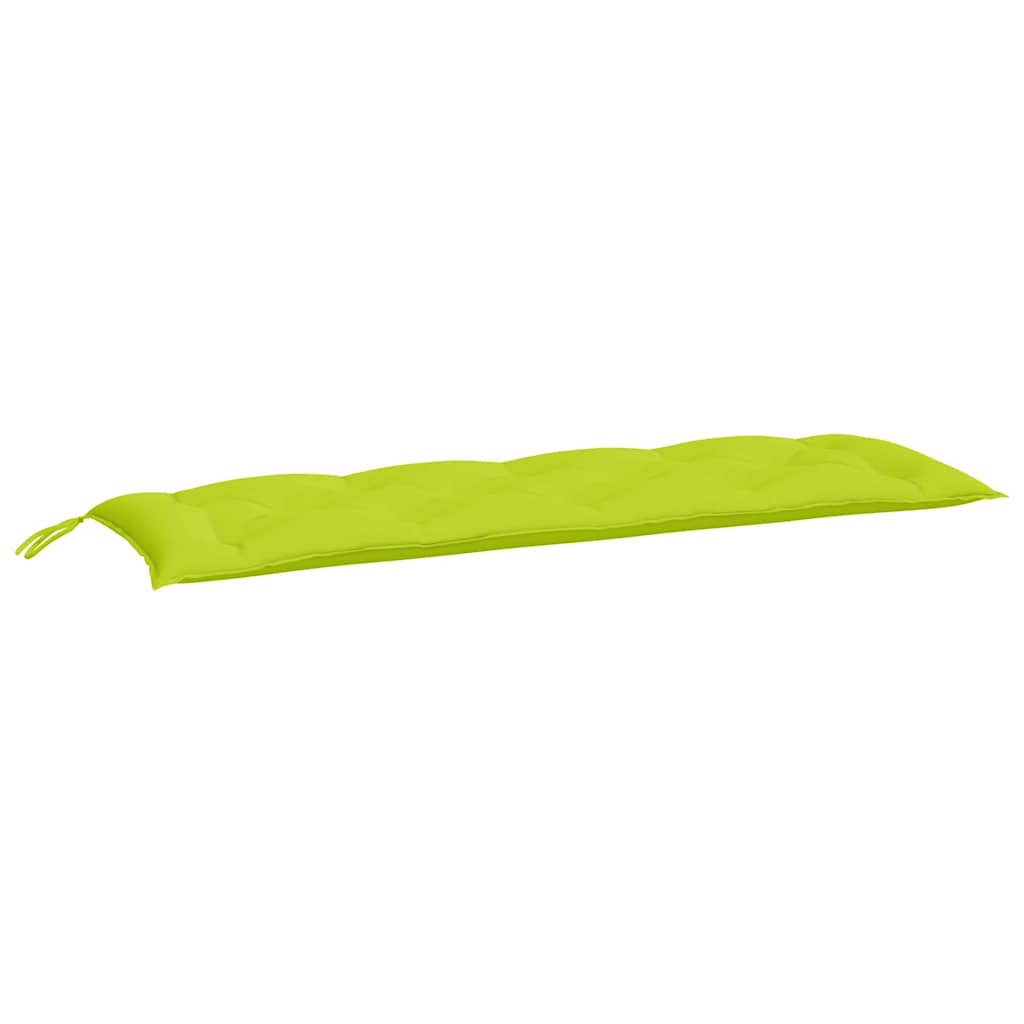 Coussins pour banc de jardin 2 pcs Vert clair 150x50x7 cm Tissu Oxford