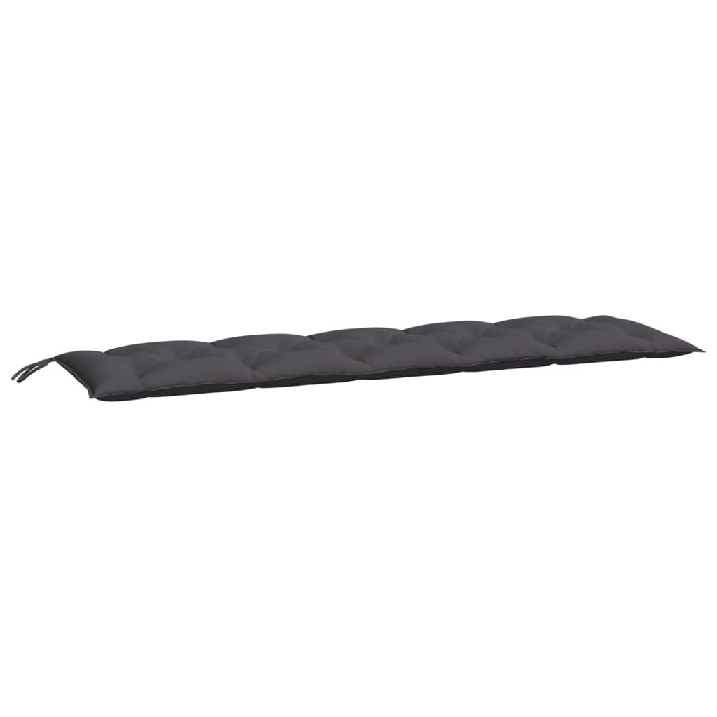 Garden Bench Cushions 2 pcs Anthracite 180x50x7 cm Oxford Fabric