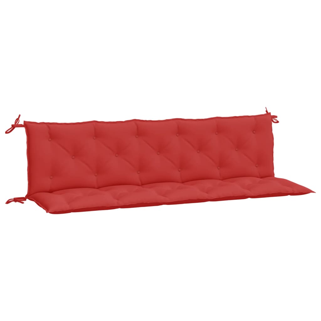 Garden Bench Cushions 2 pcs. Red 180x50x7 cm Oxford Fabric