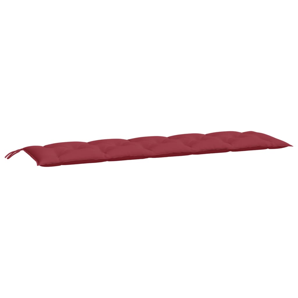 Garden Bench Cushions 2 pcs Wine Red 180x50x7 cm Oxford Fabric