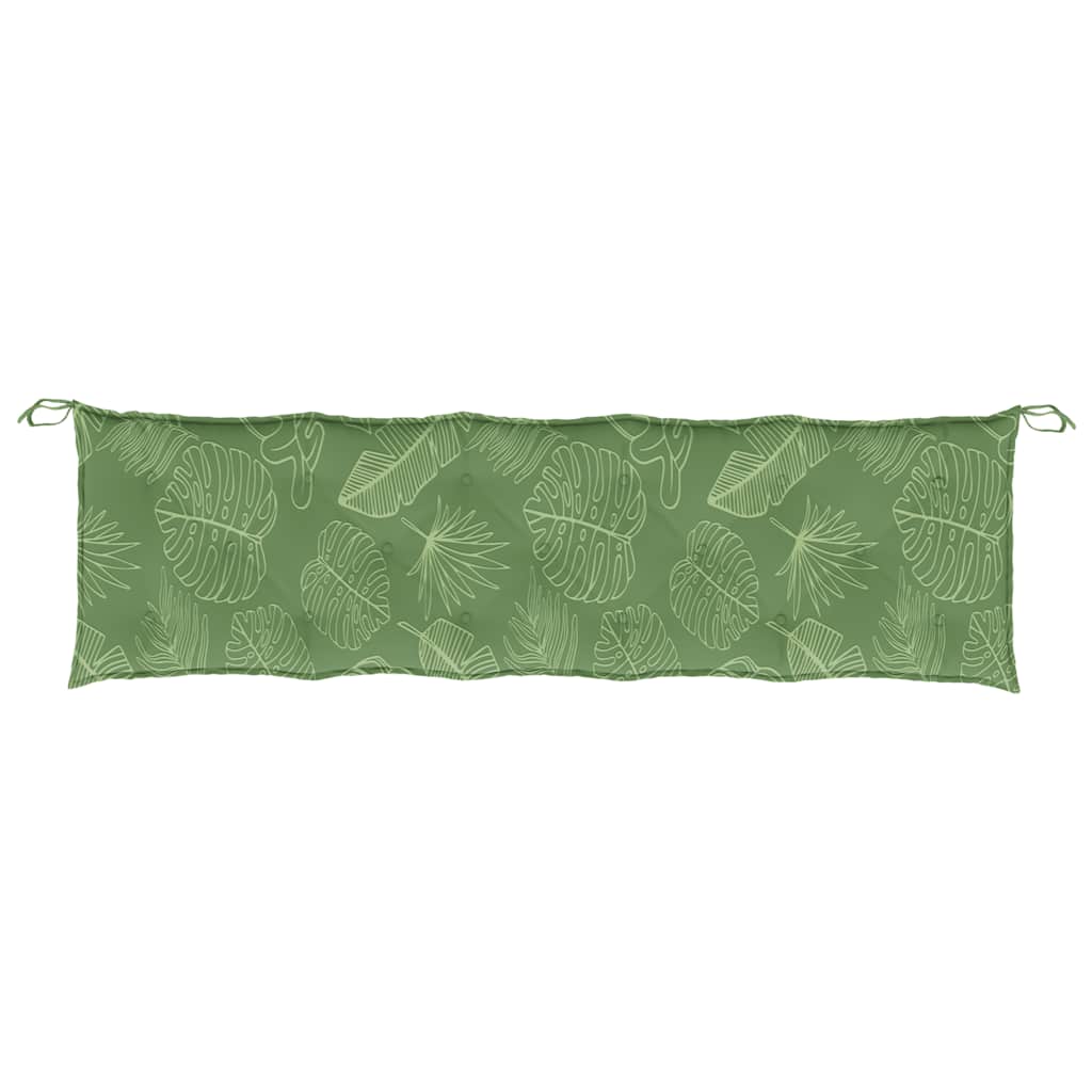 Coussins de banc de jardin 2 pièces Motif floral Tissu Oxford