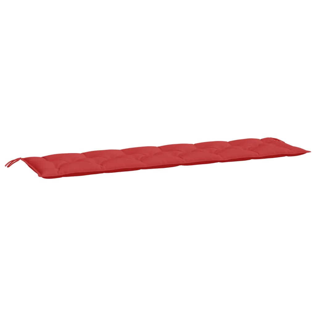 Garden Bench Cushions 2 pcs. Red 200x50x7 cm Oxford Fabric