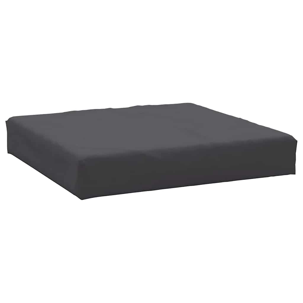 Coussins de palette 2 pcs en tissu Oxford anthracite