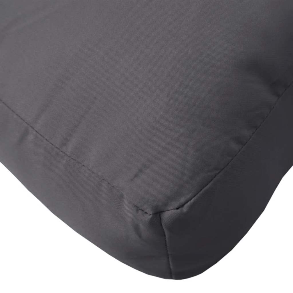 Coussins de palette 2 pcs en tissu Oxford anthracite