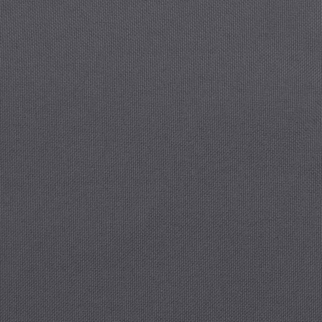 Coussins de palette 2 pcs en tissu Oxford anthracite