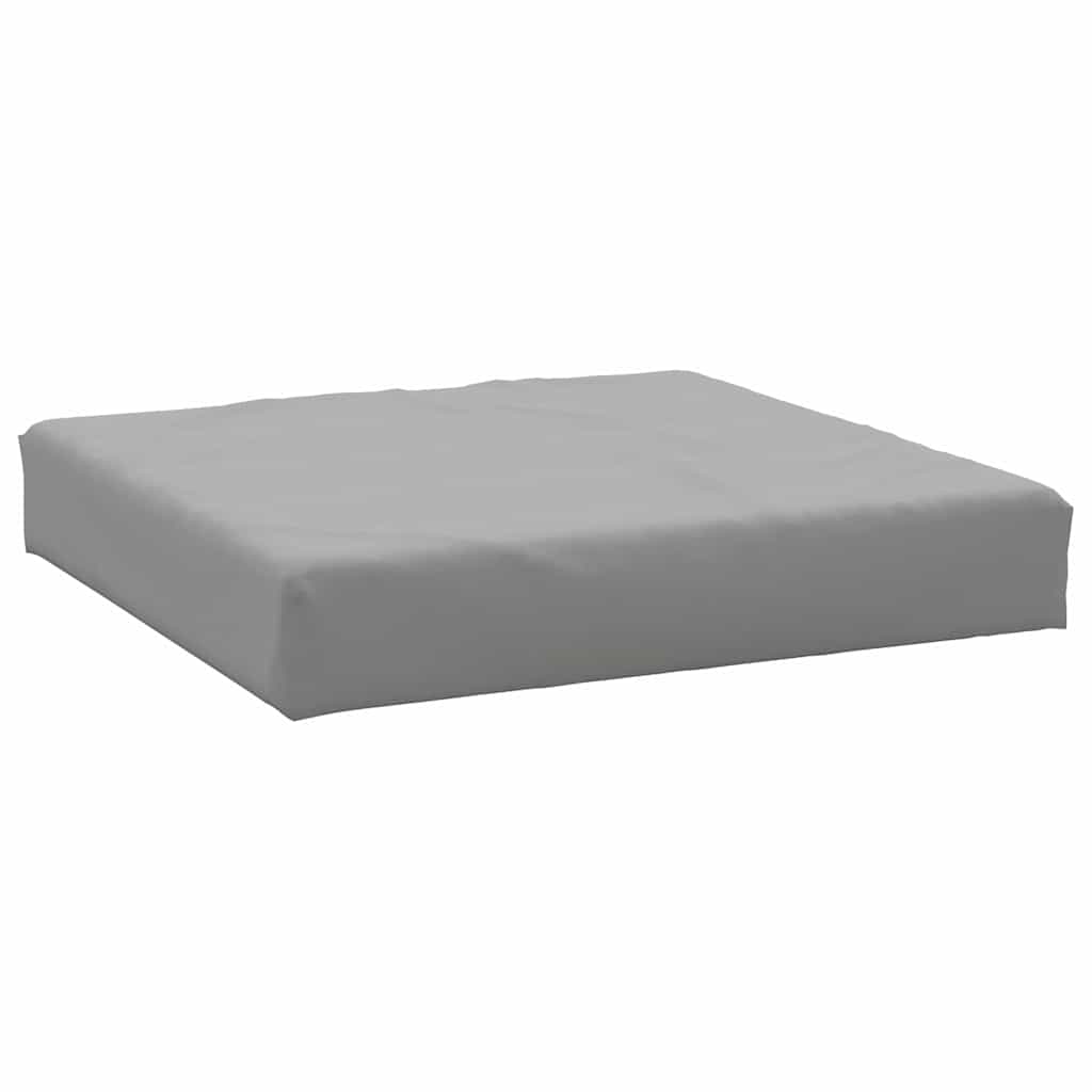 Coussin de palette 2 pièces Gris Tissu Oxford