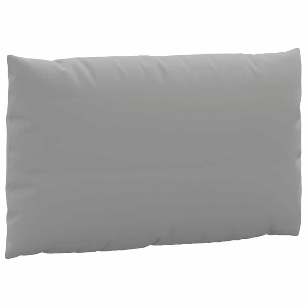 Coussin de palette 2 pièces Gris Tissu Oxford
