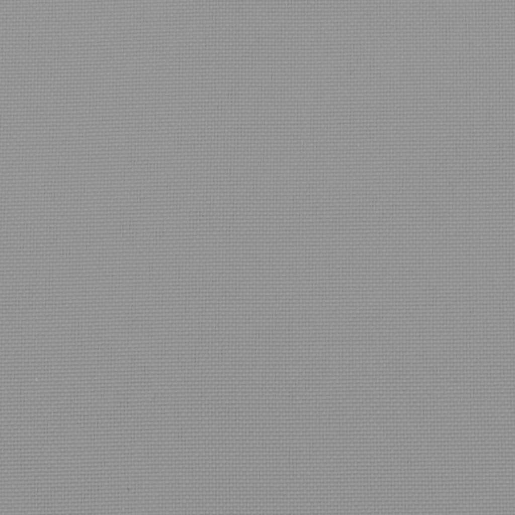 Coussin de palette 2 pièces Gris Tissu Oxford