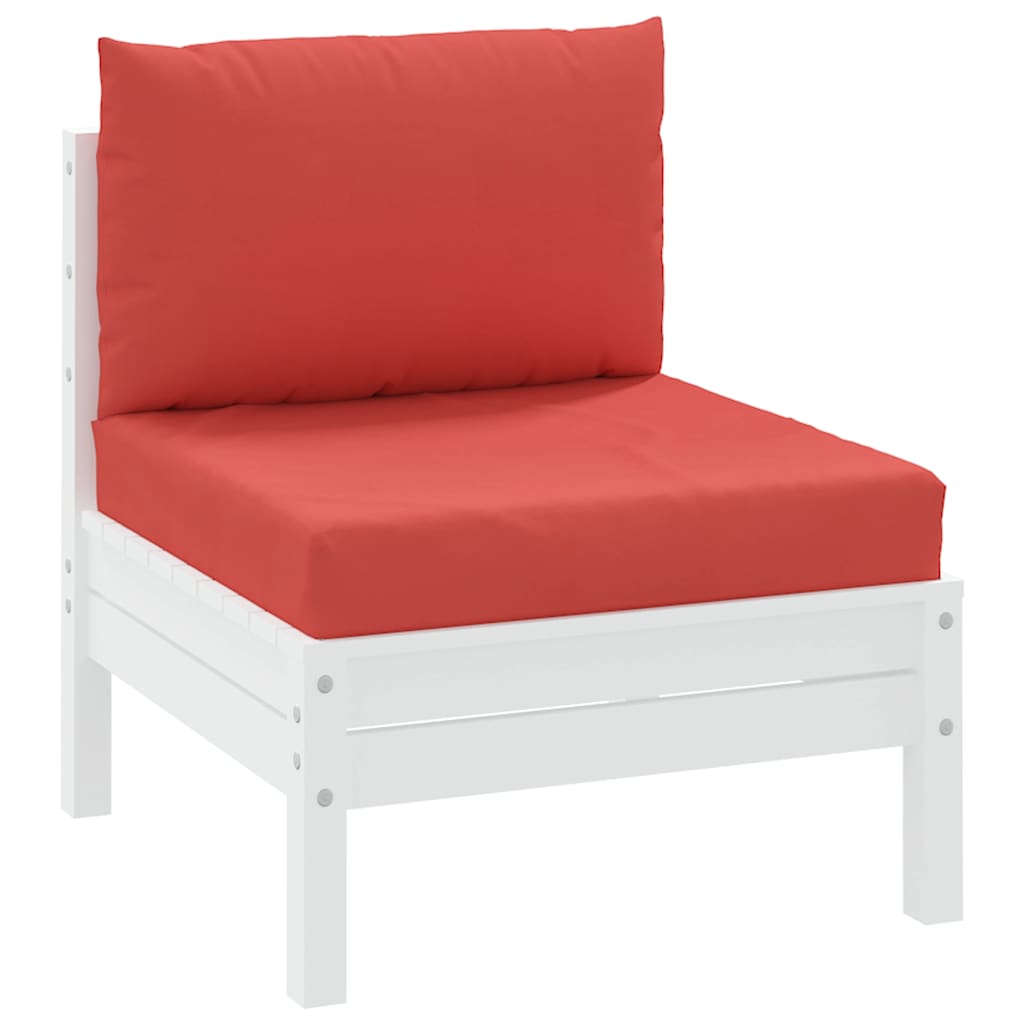 Coussins pour palette 2 pièces Tissu Oxford rouge