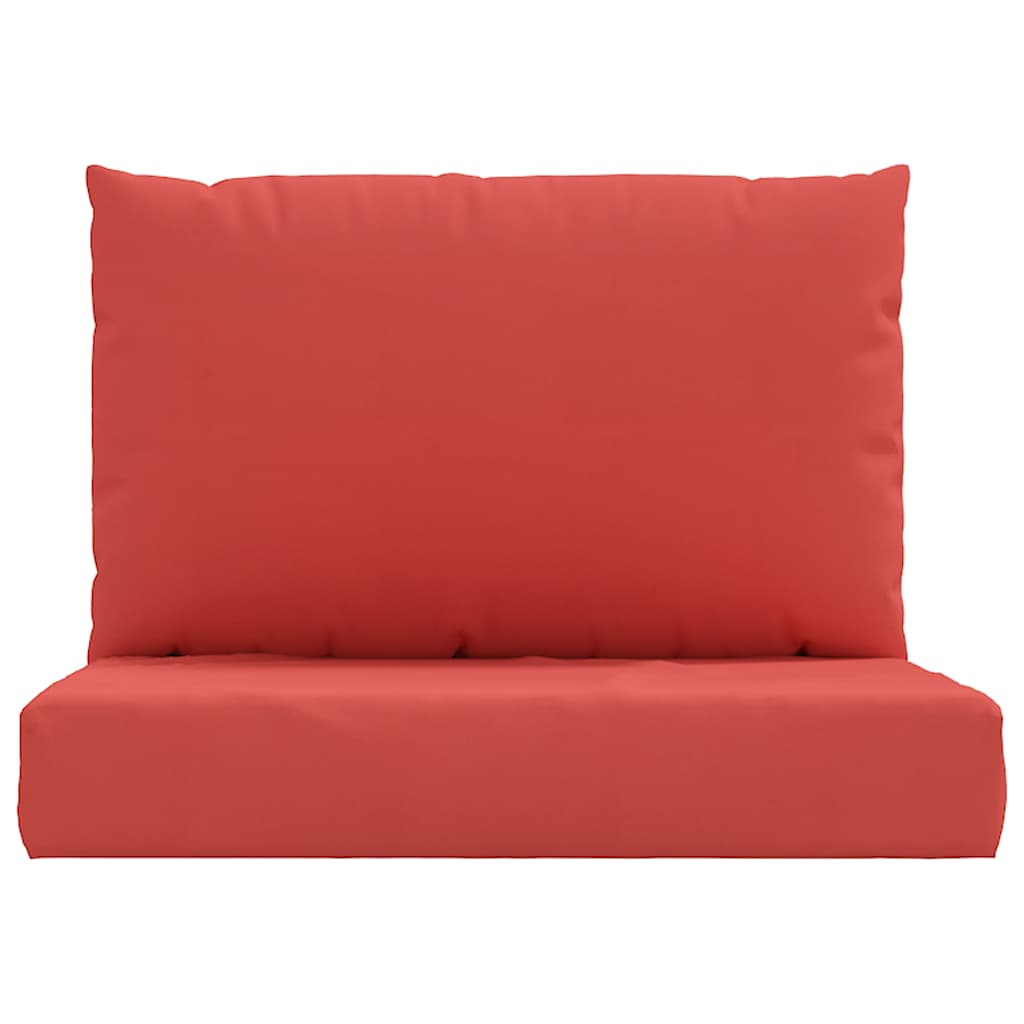 Coussins pour palette 2 pièces Tissu Oxford rouge