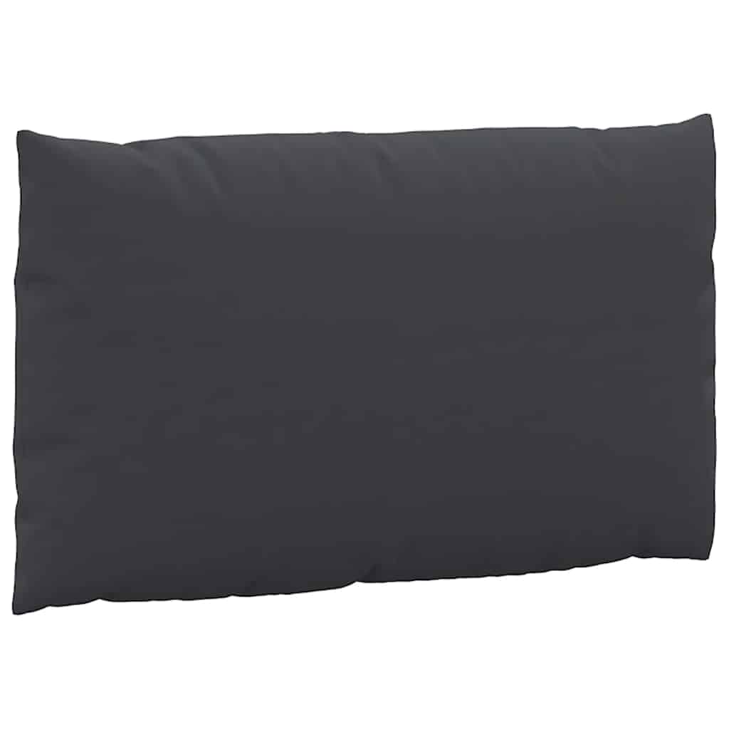 Palettenkissen 2-tlg. Schwarz Oxford-Gewebe