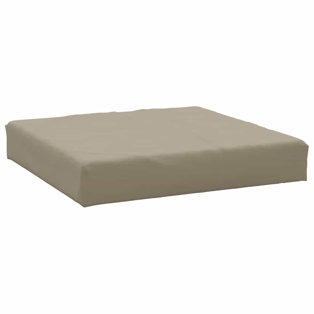 Coussin de palette 2 pièces Tissu Oxford taupe