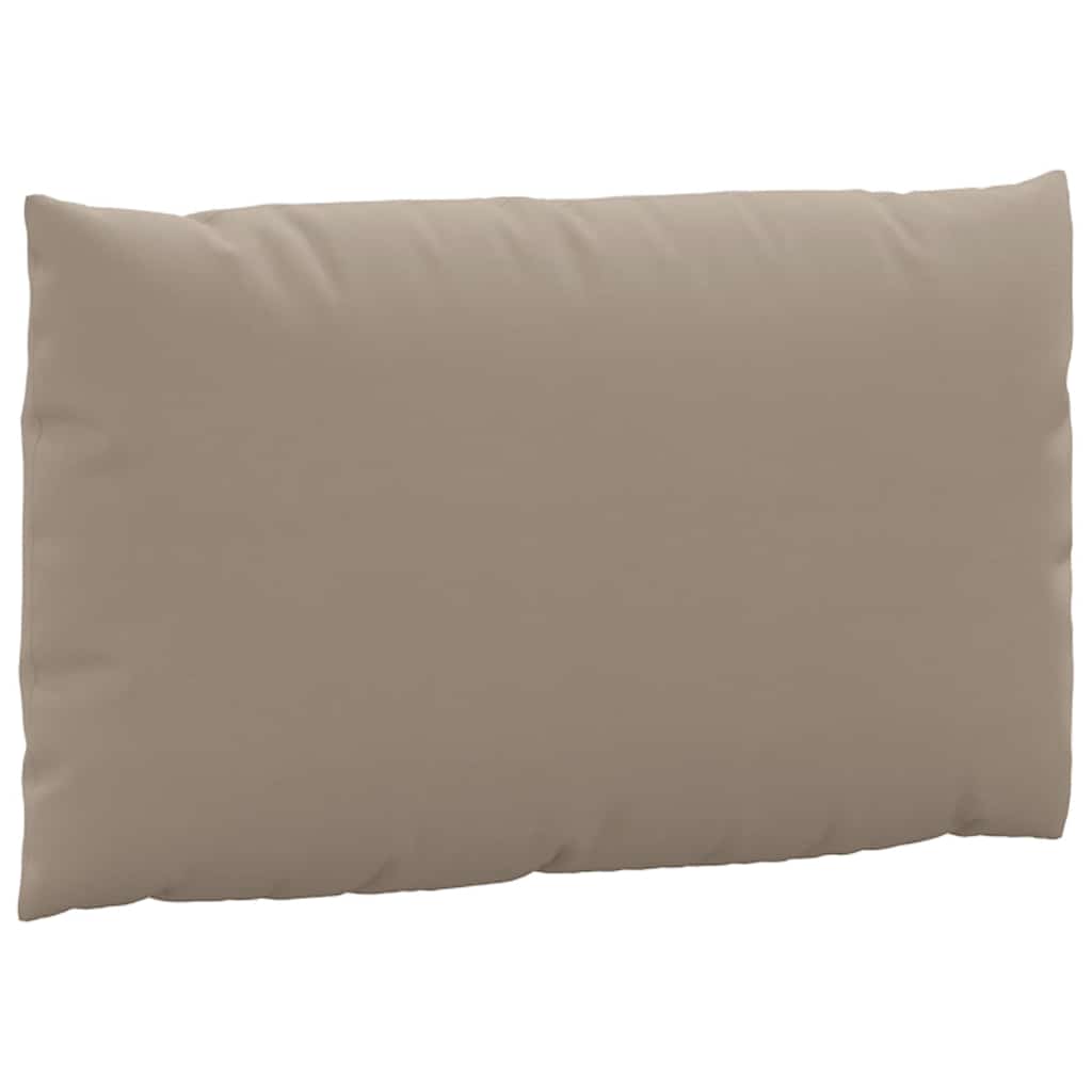 Coussin de palette 2 pièces Tissu Oxford taupe