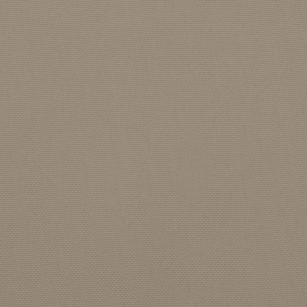 Coussin de palette 2 pièces Tissu Oxford taupe