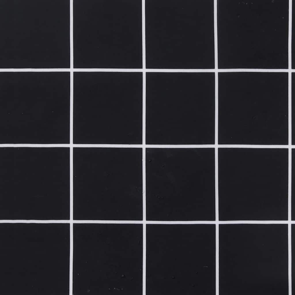 Pallet Cushions 2 pcs. Black Plaid Oxford Fabric