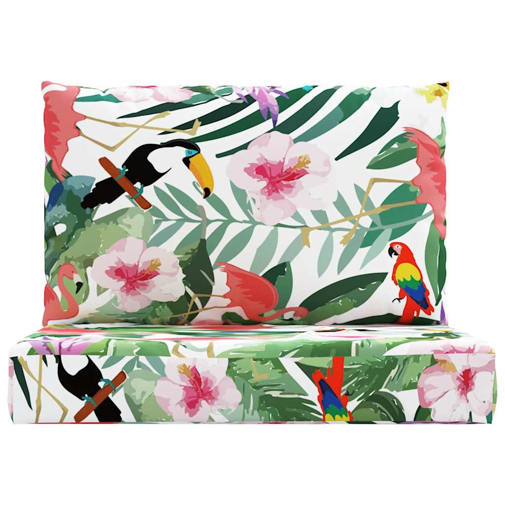 Pallet Cushions 2 pcs. Multicolored Oxford Fabric