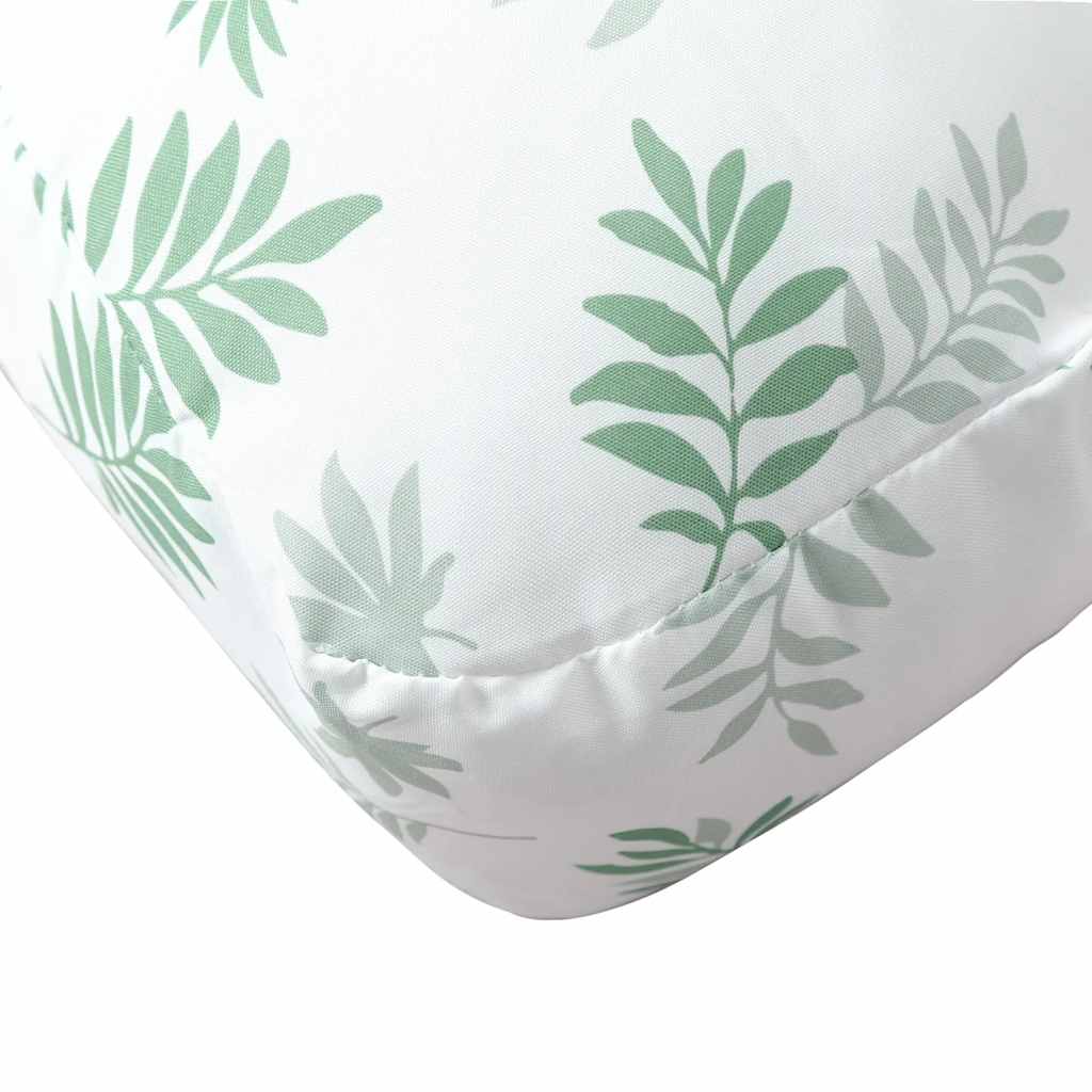 Coussins de palettes 2 pcs Tissu Oxford à motifs de feuilles
