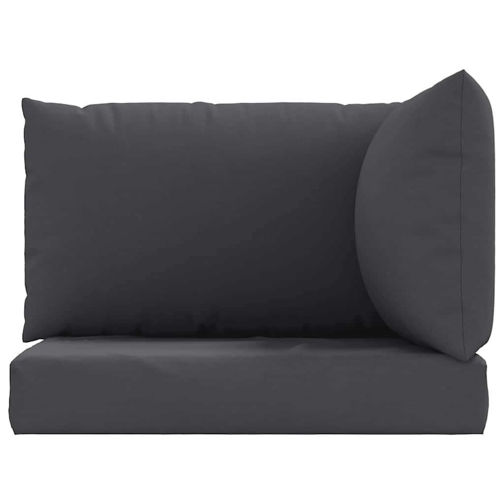 Coussin de palette 3 pièces Tissu Oxford anthracite