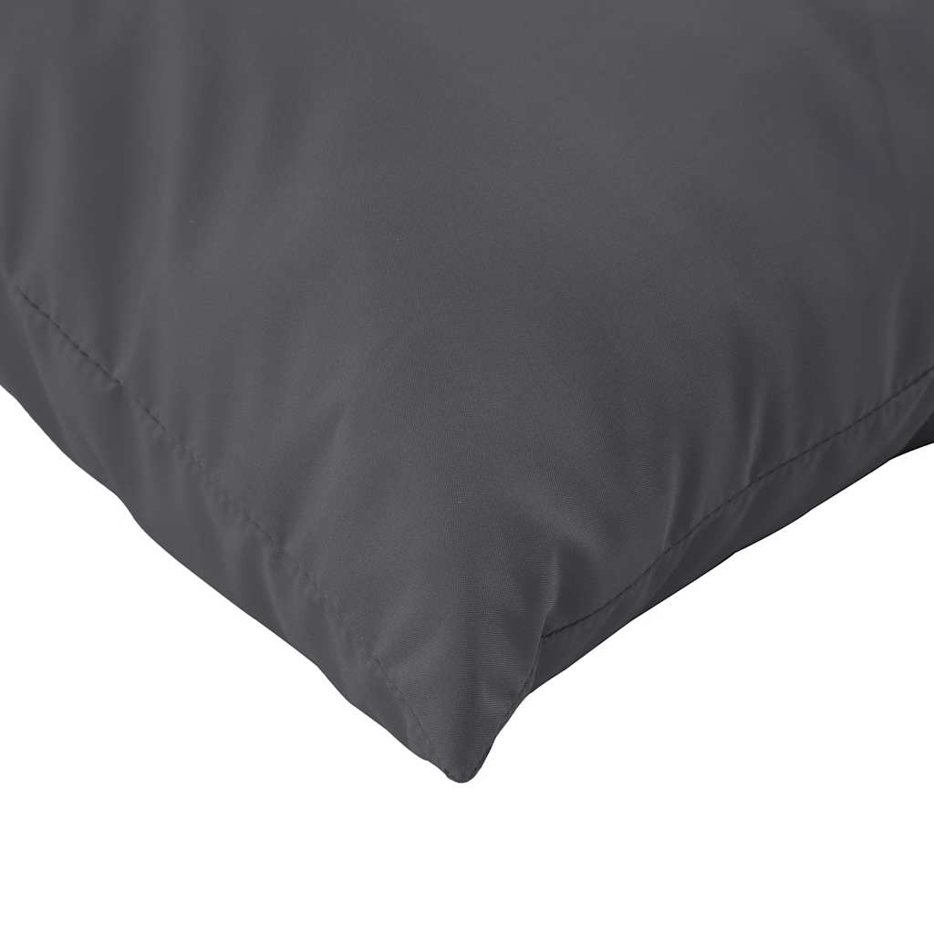 Coussin de palette 3 pièces Tissu Oxford anthracite