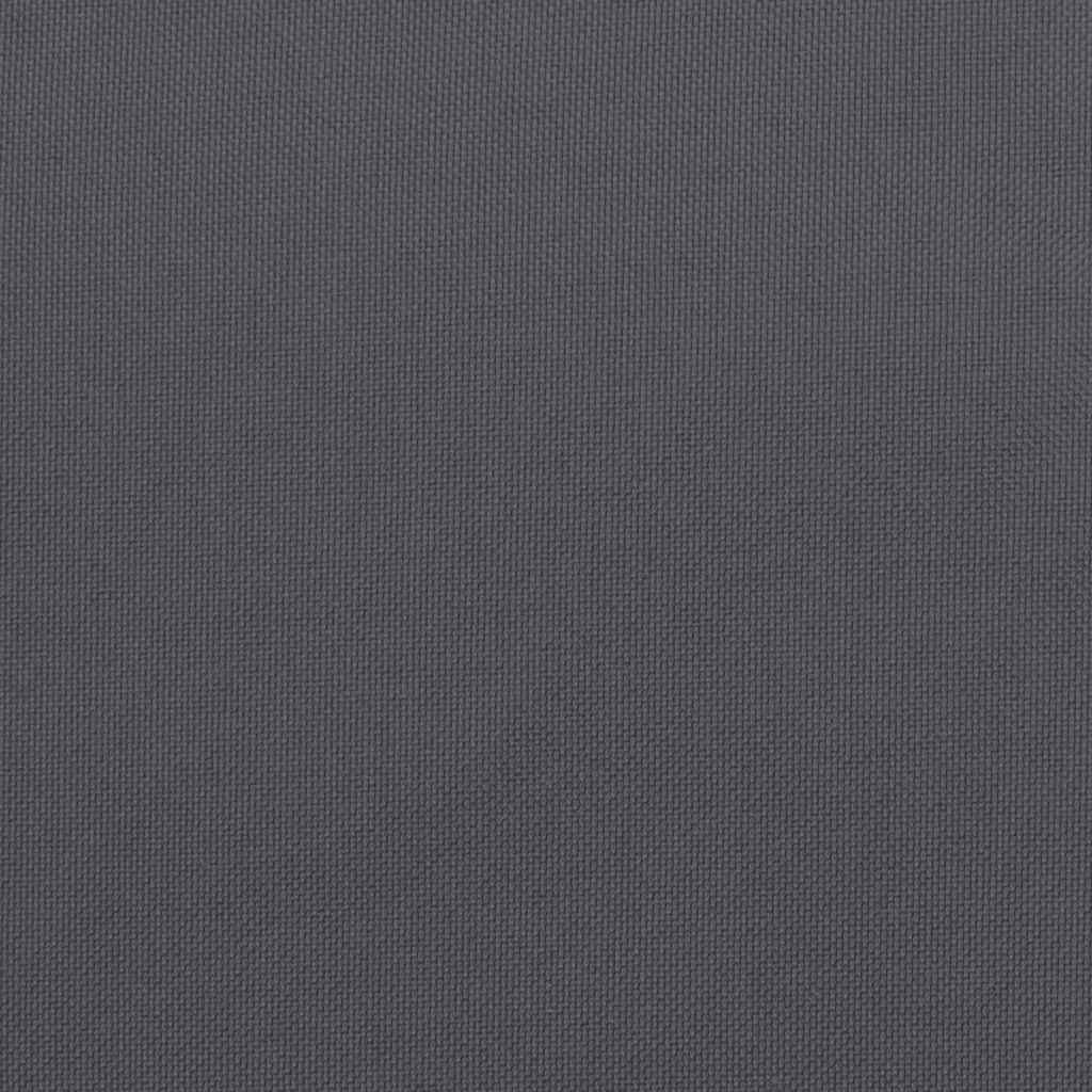 Coussin de palette 3 pièces Tissu Oxford anthracite