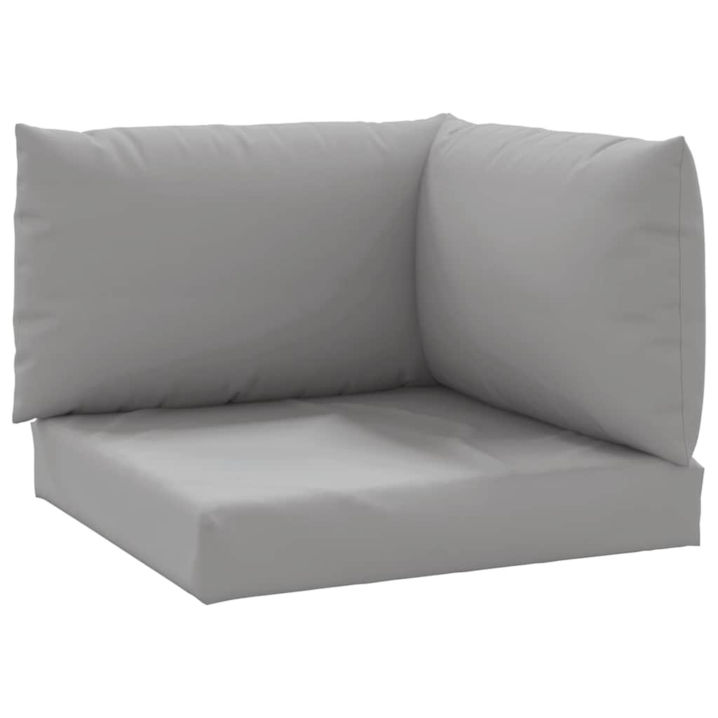 Coussin de palette 3 pièces Tissu Oxford gris