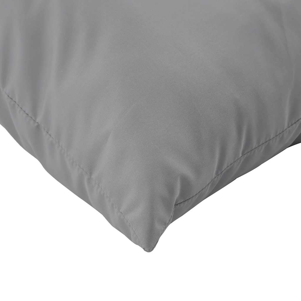 Coussin de palette 3 pièces Tissu Oxford gris