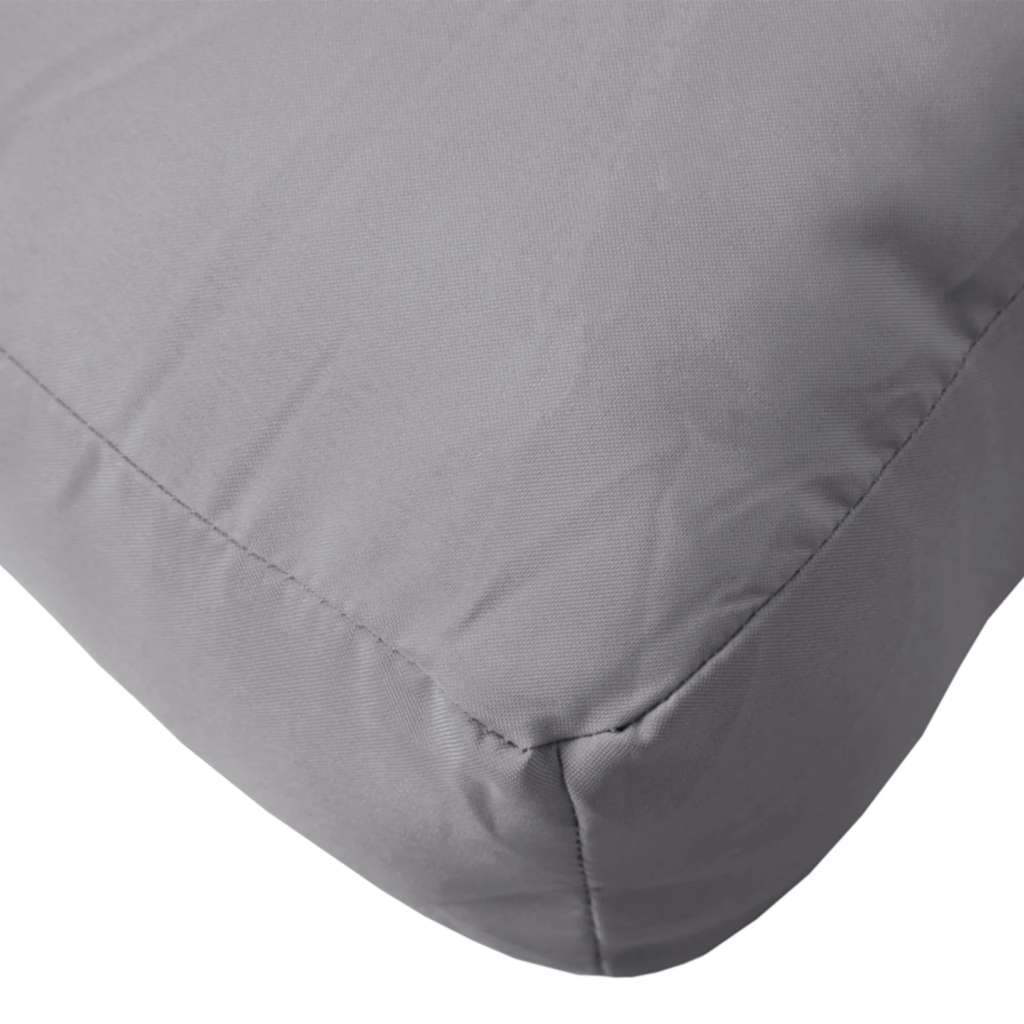 Coussin de palette 3 pièces Tissu Oxford gris