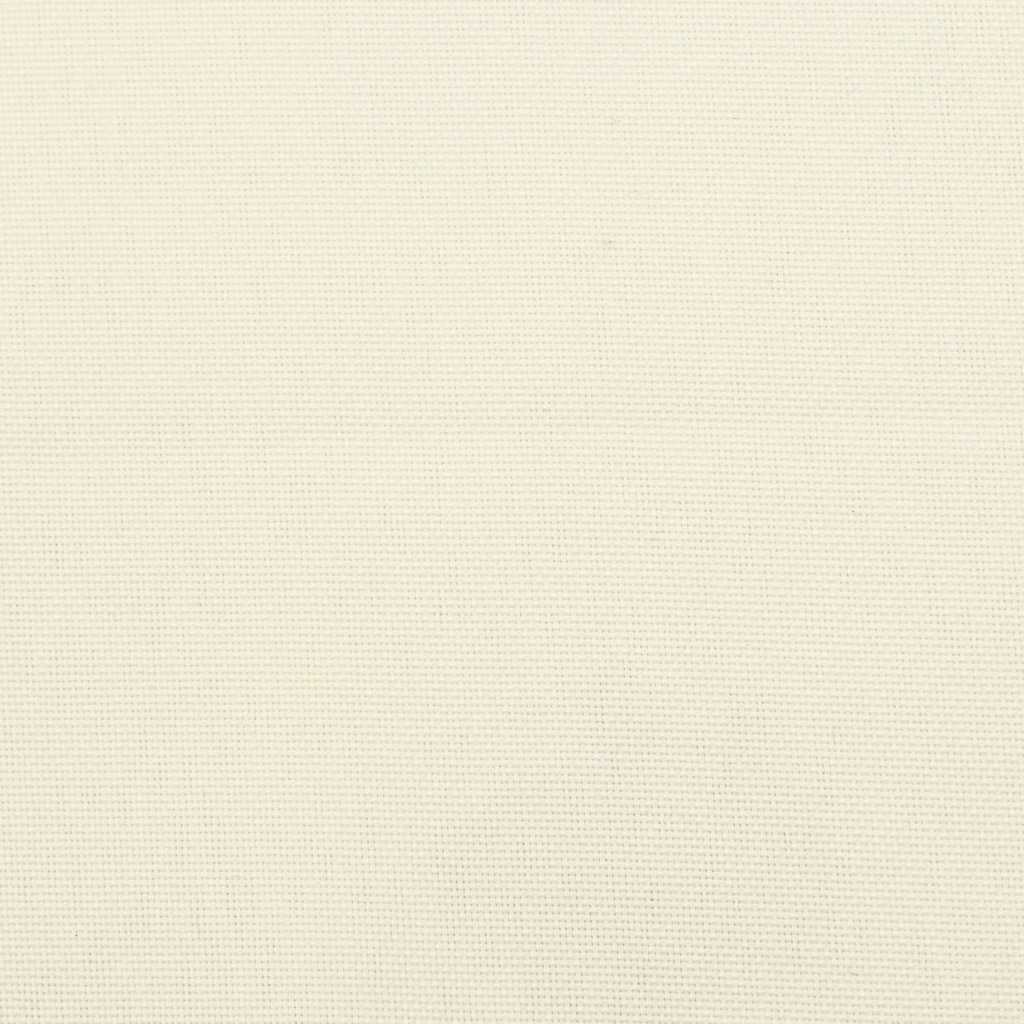 Coussin de palette 3 pièces Tissu Oxford blanc crème