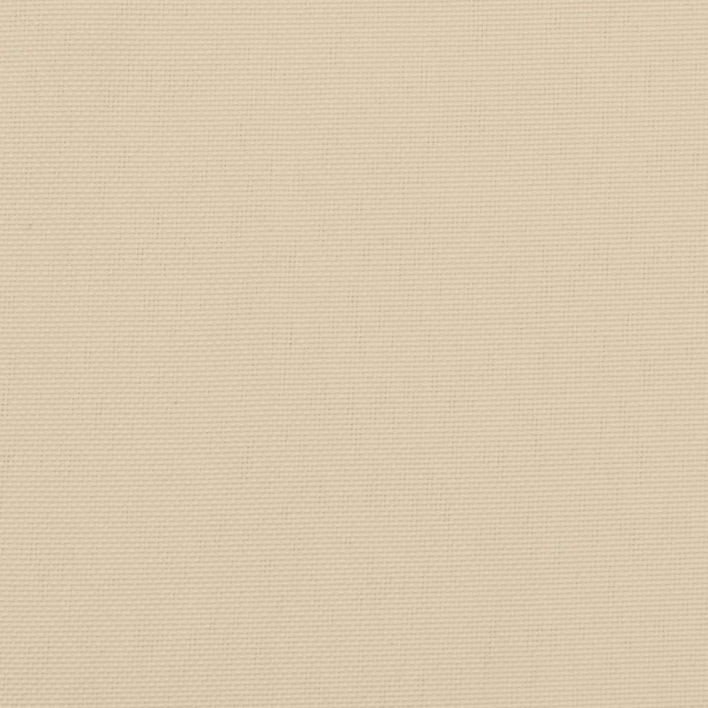 Palettenkissen 3-tlg. Beige Oxford-Gewebe