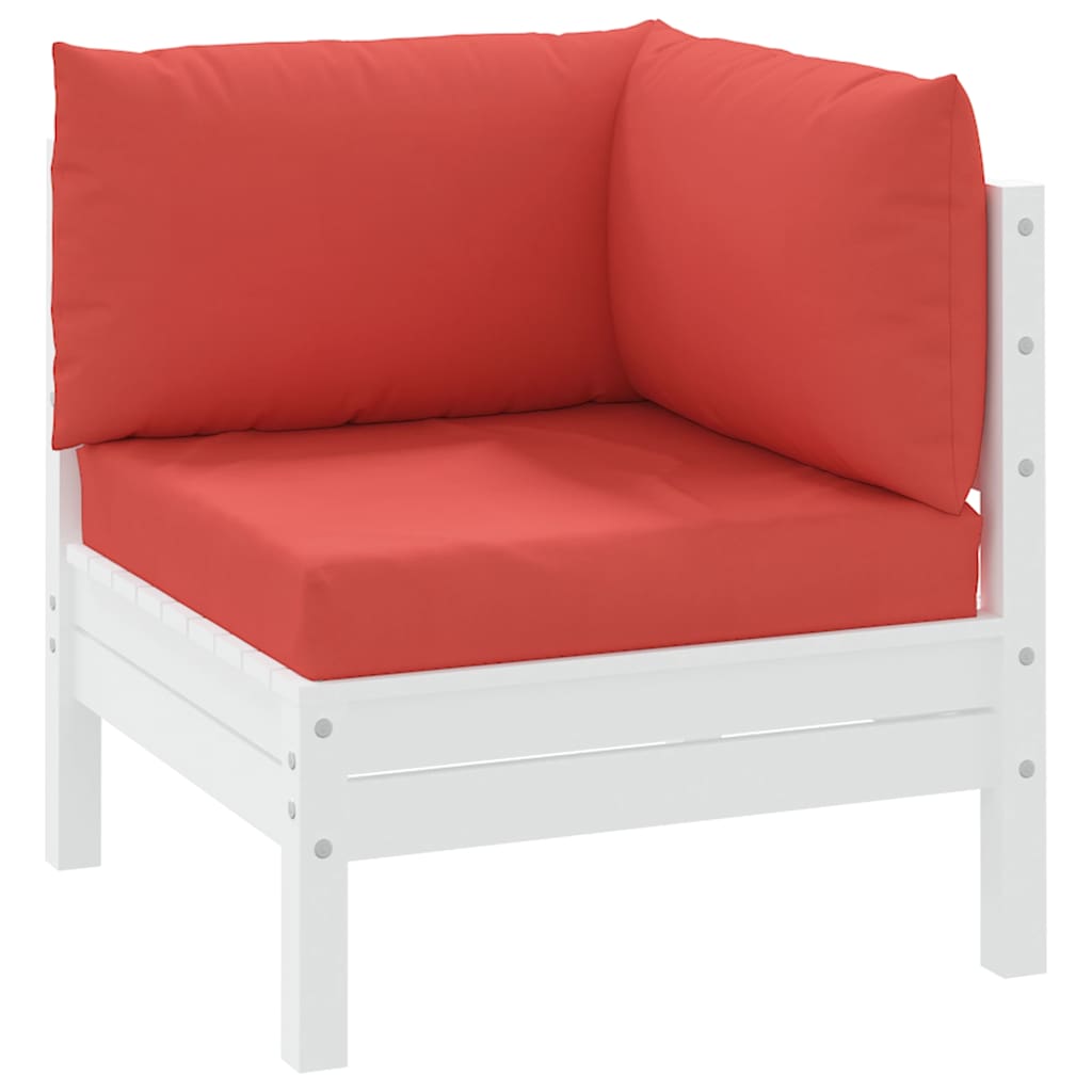 3-piece pallet cushion set, red Oxford fabric