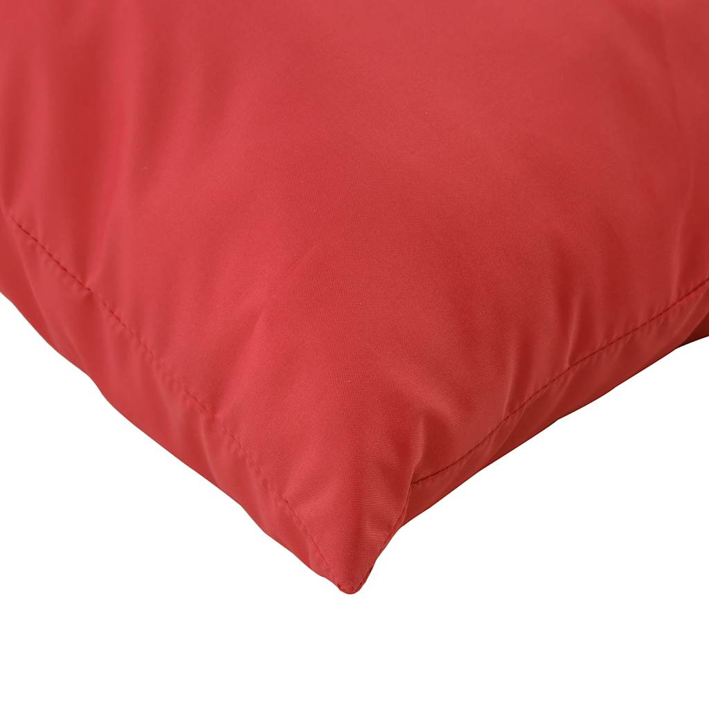 3-piece pallet cushion set, red Oxford fabric