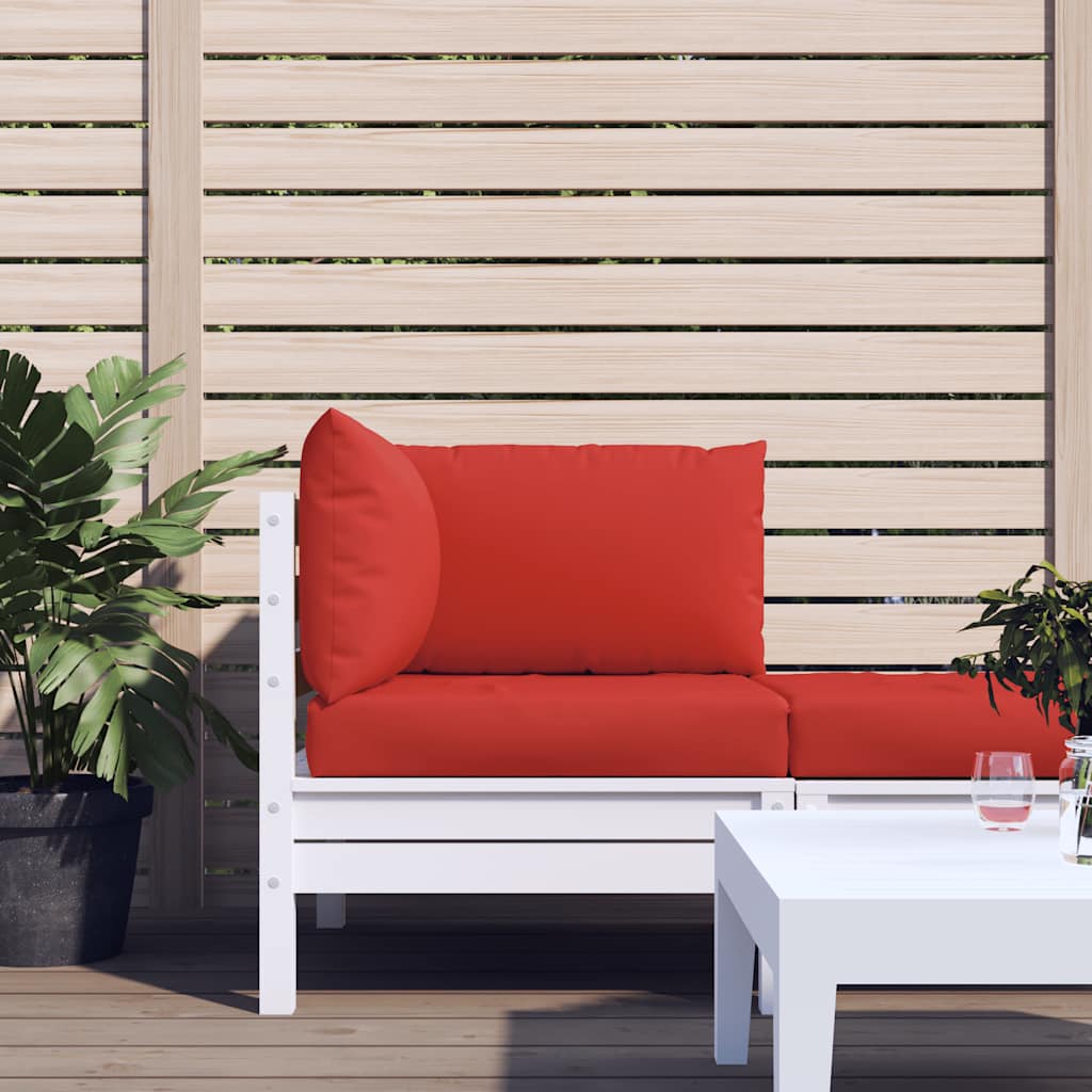 3-piece pallet cushion set, red Oxford fabric
