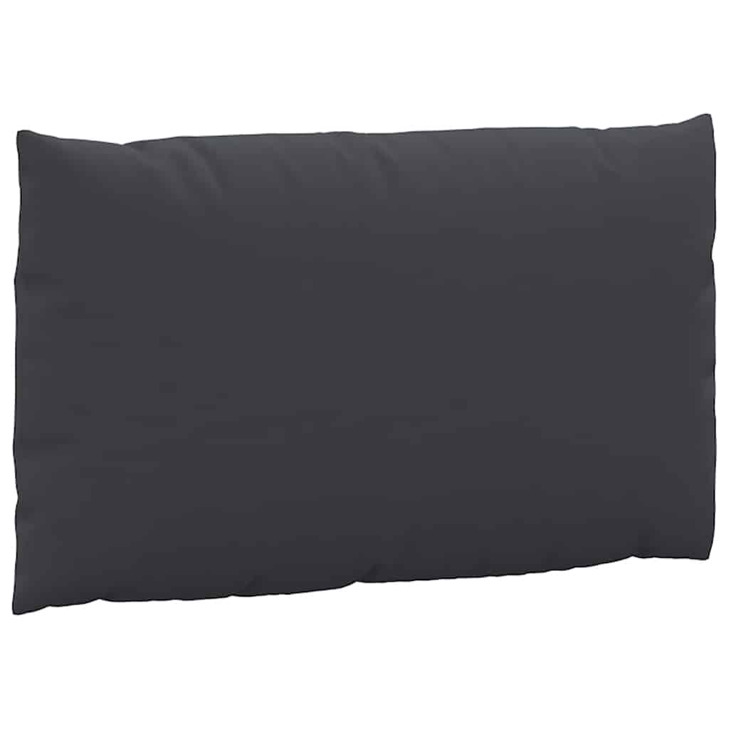 Palettenkissen 3-tlg. Schwarz Oxford-Gewebe