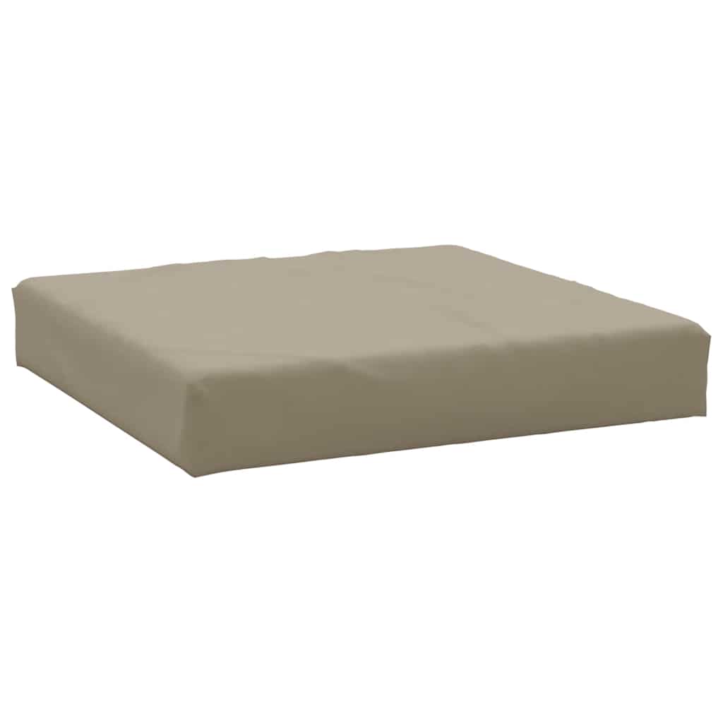 Coussin de palette 3 pièces Tissu Oxford Taupe