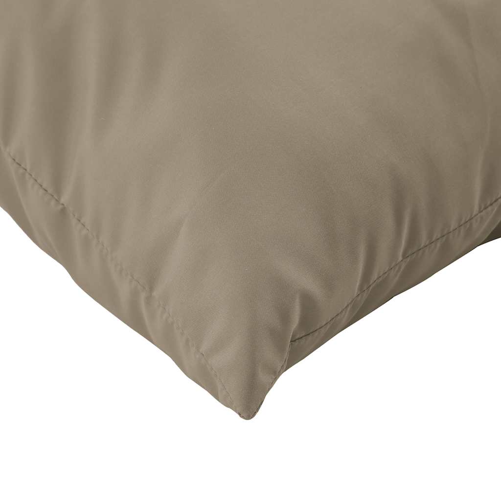 Coussin de palette 3 pièces Tissu Oxford Taupe