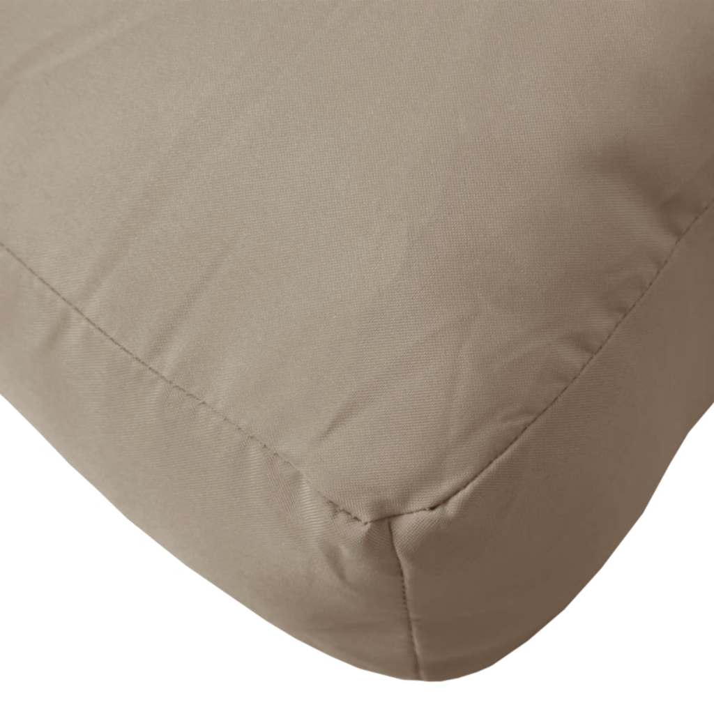 Coussin de palette 3 pièces Tissu Oxford Taupe