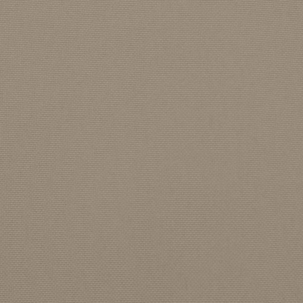 Coussin de palette 3 pièces Tissu Oxford Taupe