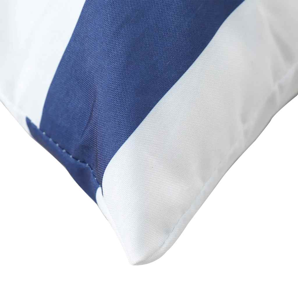 Palettenkissen 3 Stk. Blau & Weiß Gestreift Oxford-Gewebe