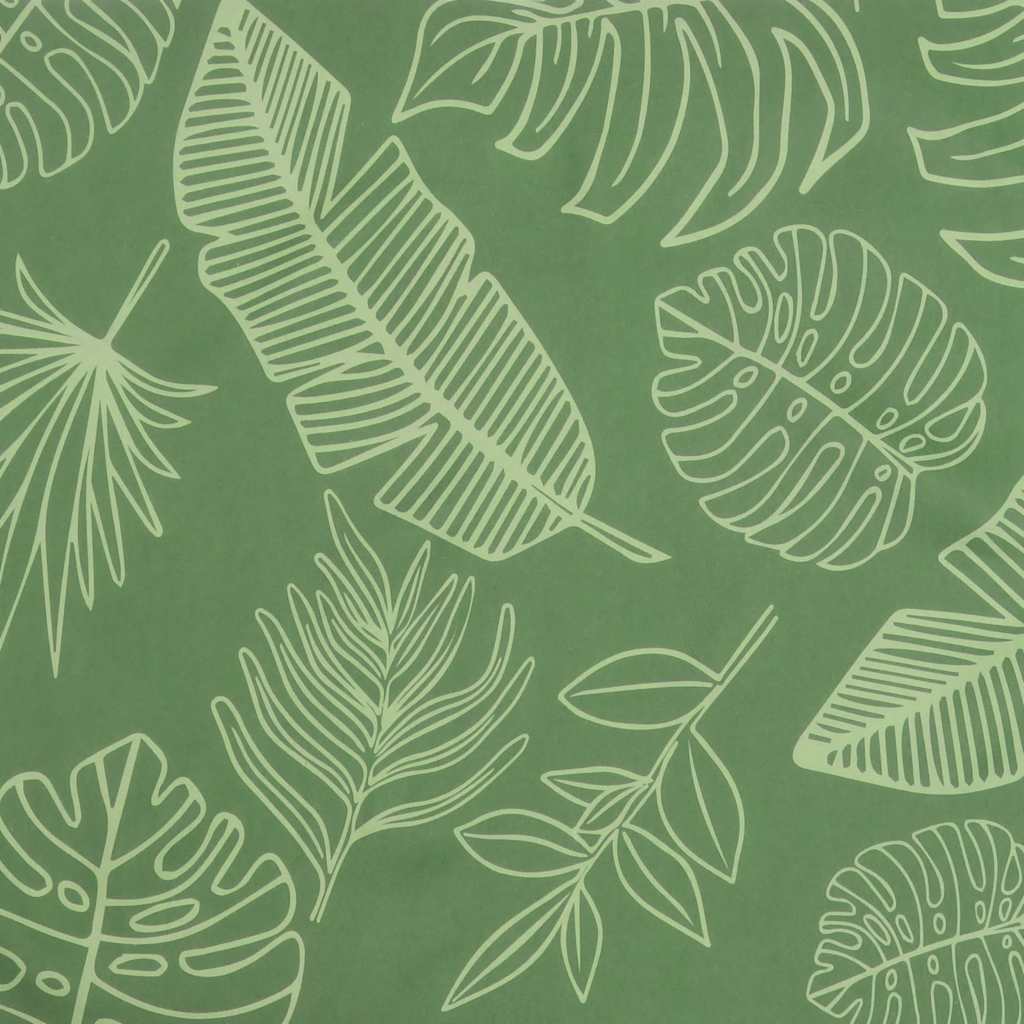 Coussins de palette 3 pcs Tissu Oxford motif feuille