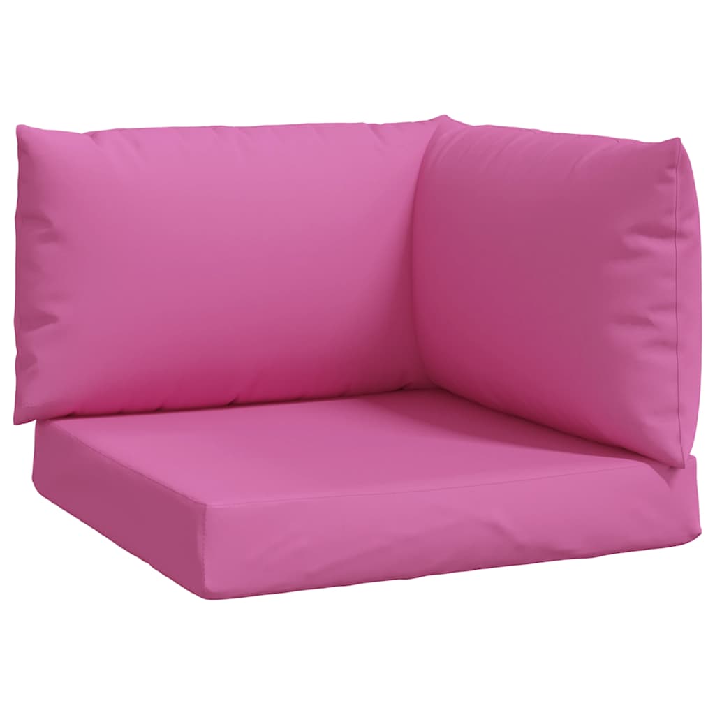 Pallet Cushions 3 pcs. Pink Oxford Fabric