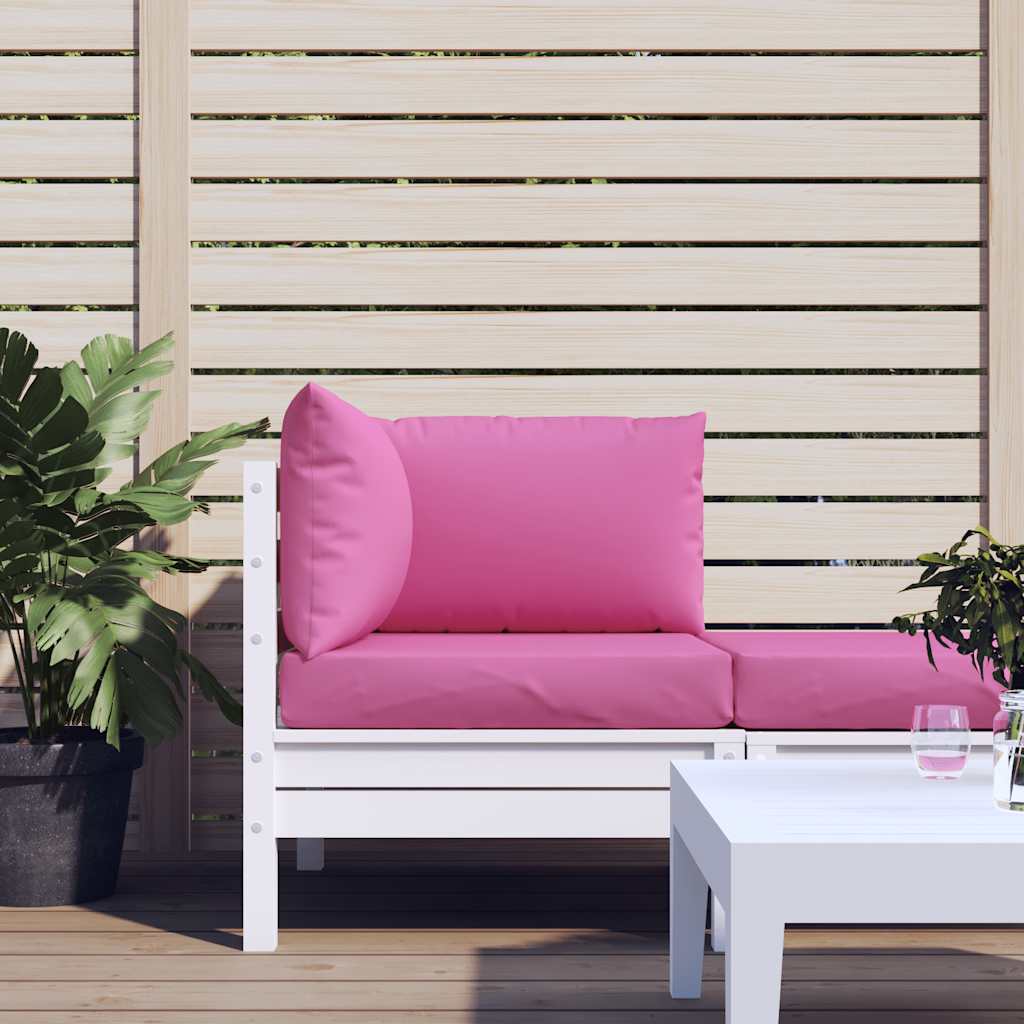 Pallet Cushions 3 pcs. Pink Oxford Fabric