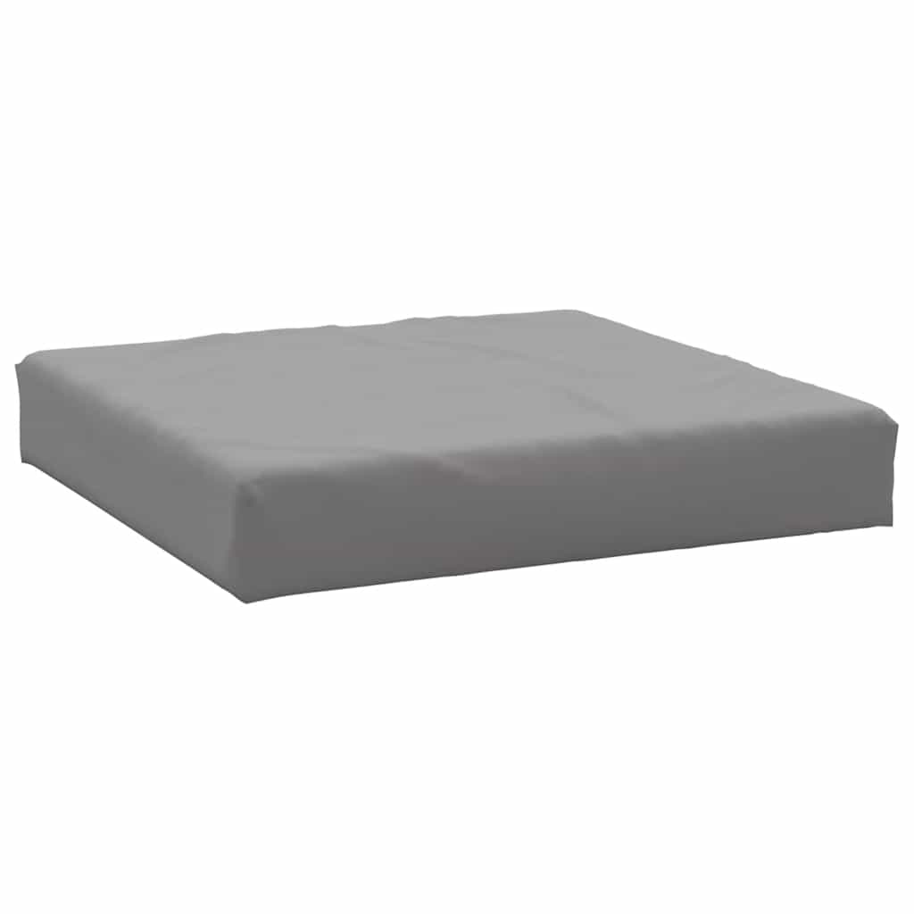 Coussin pour palette Gris 60x60x9,5 cm Tissu Oxford