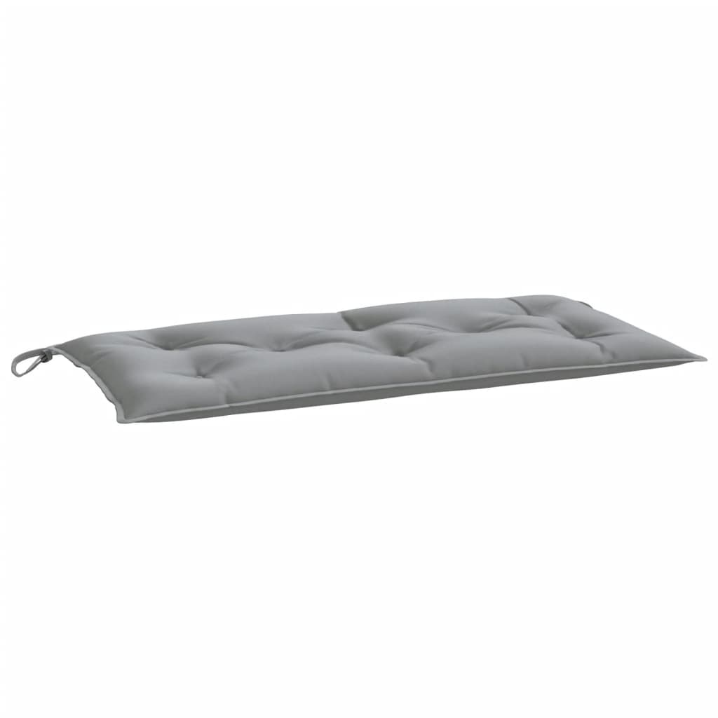 Coussin de banc de jardin gris 110x50x7 cm Tissu Oxford