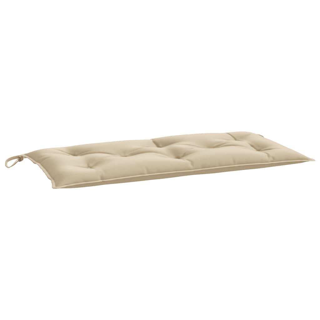 Coussin de banc de jardin beige 110x50x7 cm Tissu Oxford