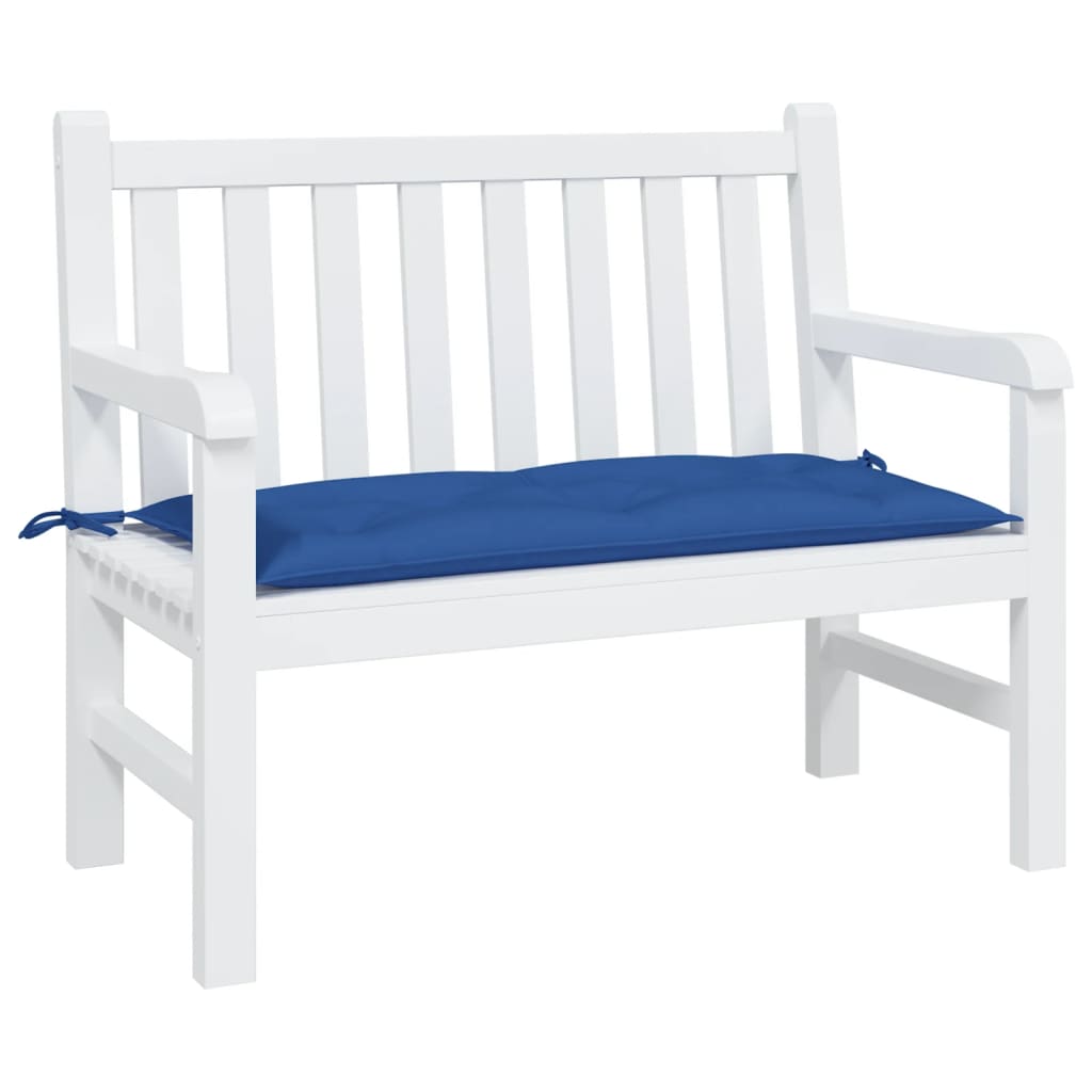Garden Bench Cushion Blue 110x50x7 cm Oxford Fabric